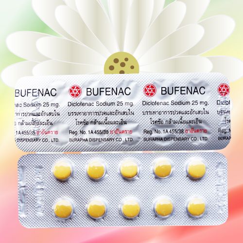 Bufenac (ジクロフェナクナトリウム) 25mg