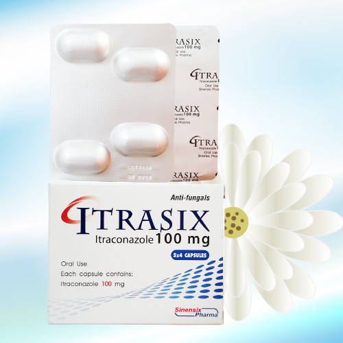 Itrasix (イトラコナゾール) 100mg 20カプセル (4カプセルx5シート)