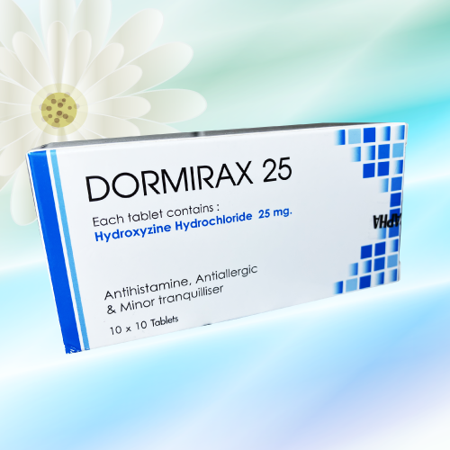 Dormirax (ヒドロキシジン) 25mg