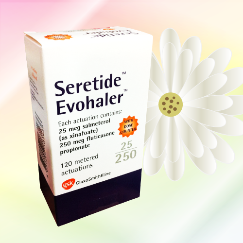 アドエア250エアゾール (Seretide Evohaler 25/250mcg)