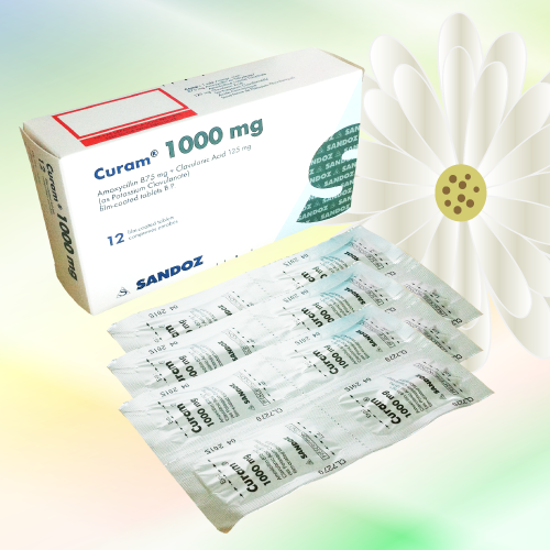 Curam (アモキシシリン/クラブラン酸) 1000mg