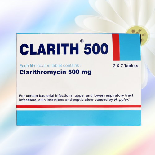 Clarith (クラリスロマイシン) 500mg