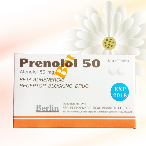 Prenolol (アテノロール) 50mg