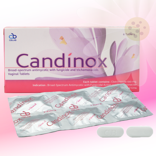 クロトリマゾール膣錠 (Candinox) 100mg