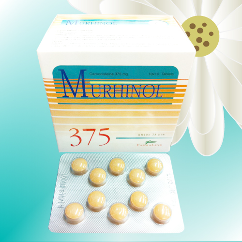 Murhinol (カルボシステイン) 375mg 100錠