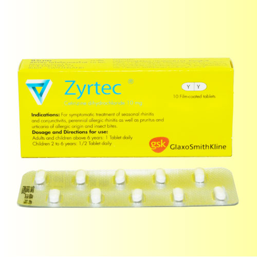 ジルテック (Zyrtec) 10mg