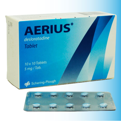 エリアス (Aerius) 5mg 100錠 (10錠x10シート)