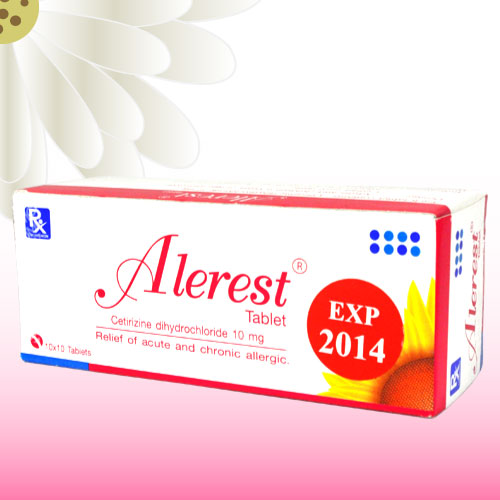 Alerest (セチリジン) 10mg 100錠