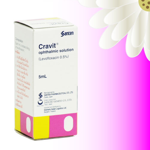 クラビット点眼液 (Cravit Ophthalmic Solution) 0.5% 5mL