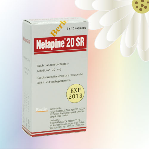 Nelapine 20 SR(ニフェジピン) 20mg