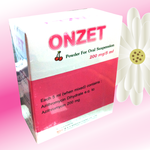 Onzet (アジスロマイシンパウダー) 200mg/5mL